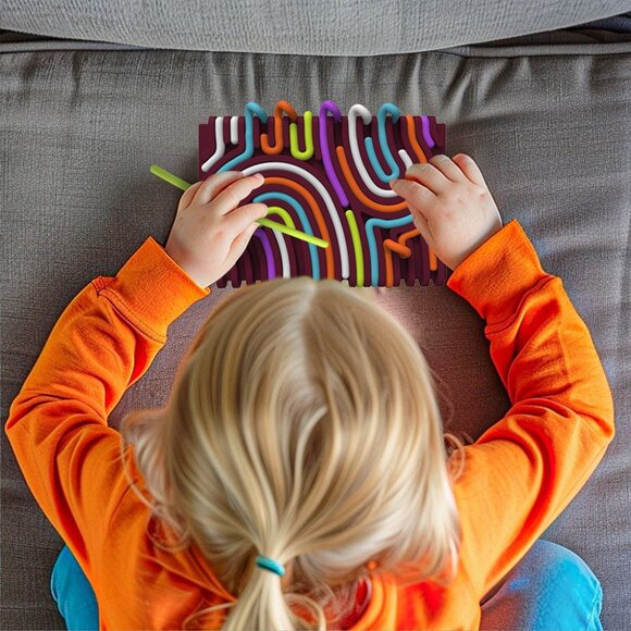 Silicone Fidget Toy for Kids & Adults 3D Pattern(1 Pcs(Any Coor)) - Picture 9 of 9